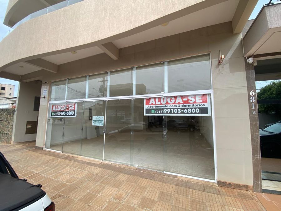 Sal�o - Aluguel - Centro - Santa F� do Sul - SP