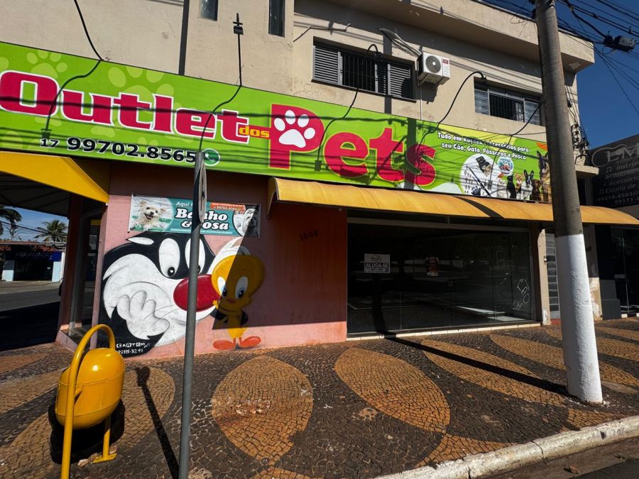 Sal�o - Aluguel - Centro - Santa F� do Sul - SP